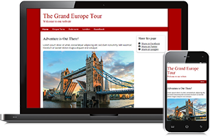 city-travel website example